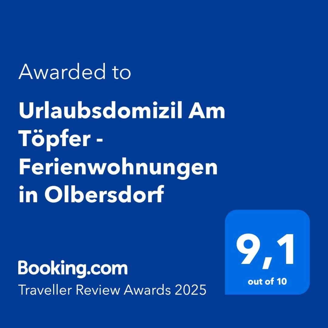 Urlaubsdomizil Am Toepfer - Ferienwohnungen In Olbersdorf Екстериор снимка
